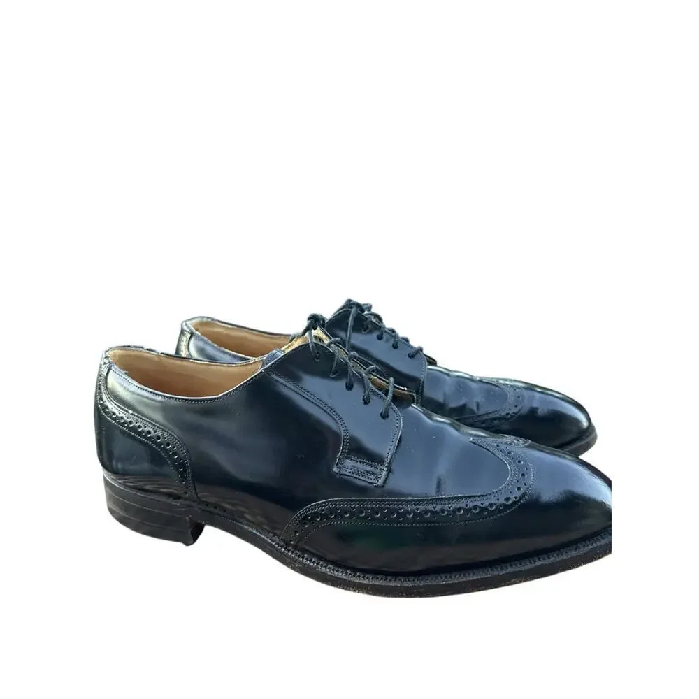Johnston & Murphy Men’s Black Leather Oxford Dress Shoes Size 10 D Optima